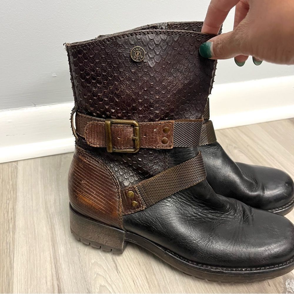 CafeNOIR Brown Leather Boots in Size‎ 39 - Picture 2 of 9